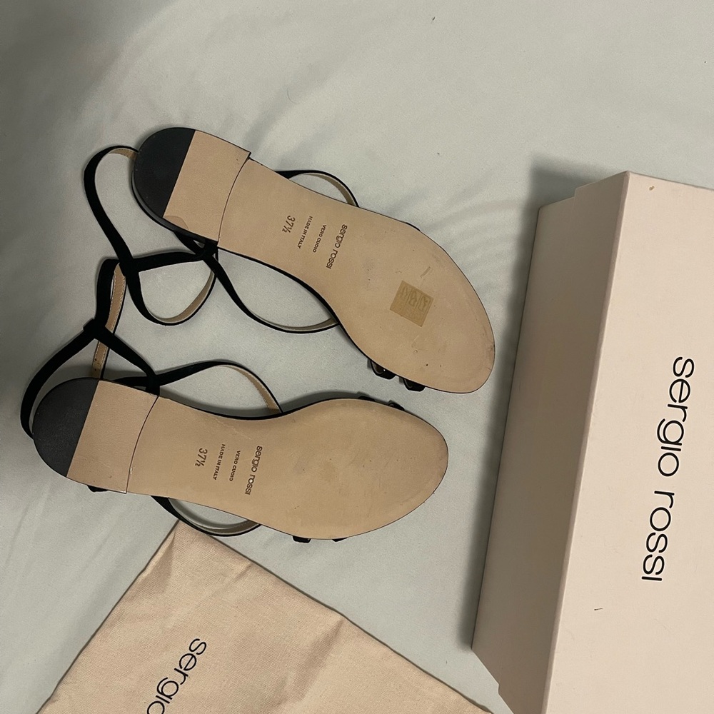SERGIO ROSSI Suede sandals - Picture 3 of 4